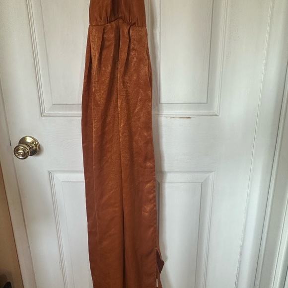 NWT! Simplee Aparrel Dress Orange Rust in Color - Picture 6 of 6